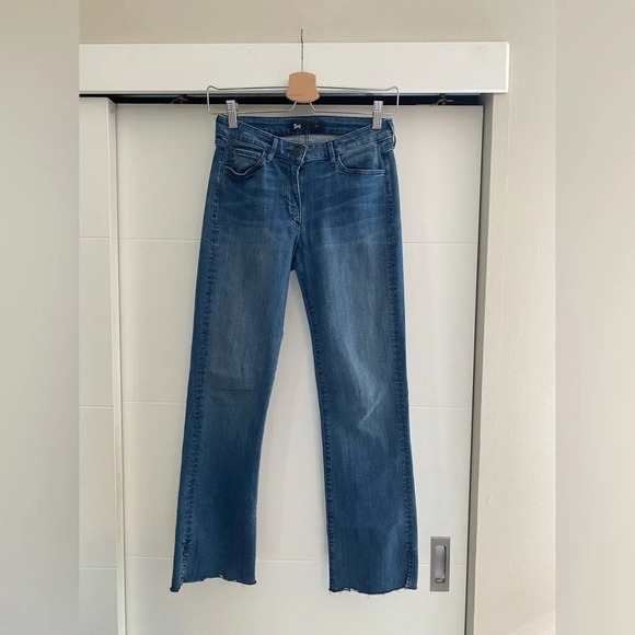 3x1 Lucy Medium Wash Flare Leg Jean - Picture 2 of 8